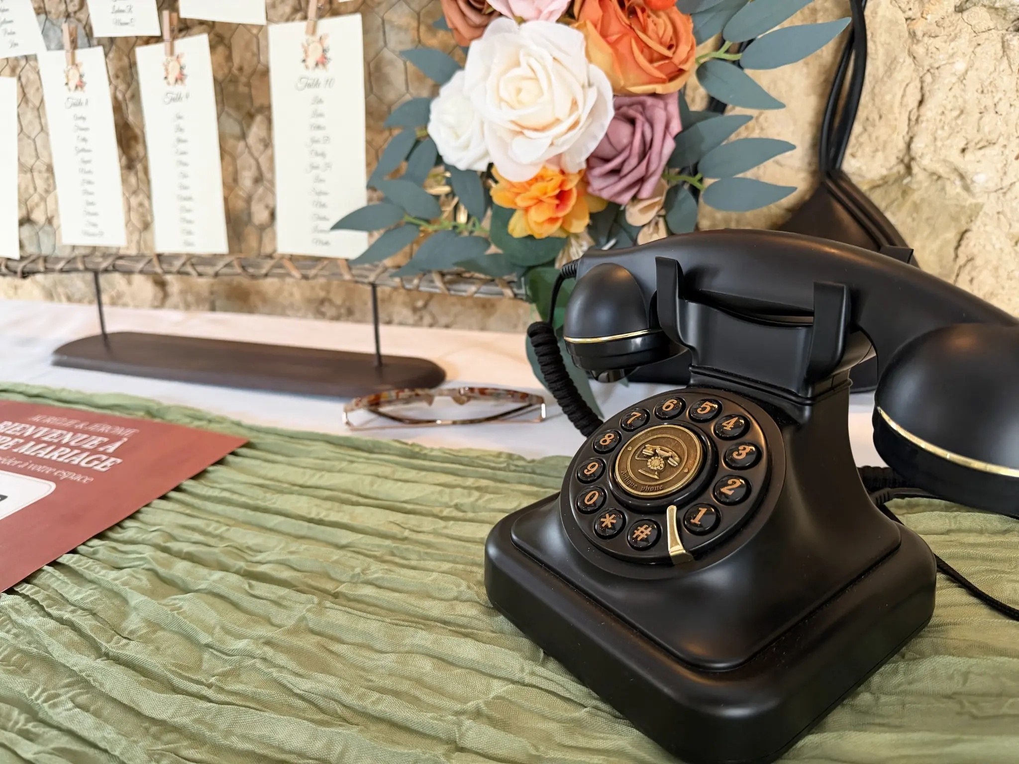 Livre d’or audio installé au mariage à La Maloterie