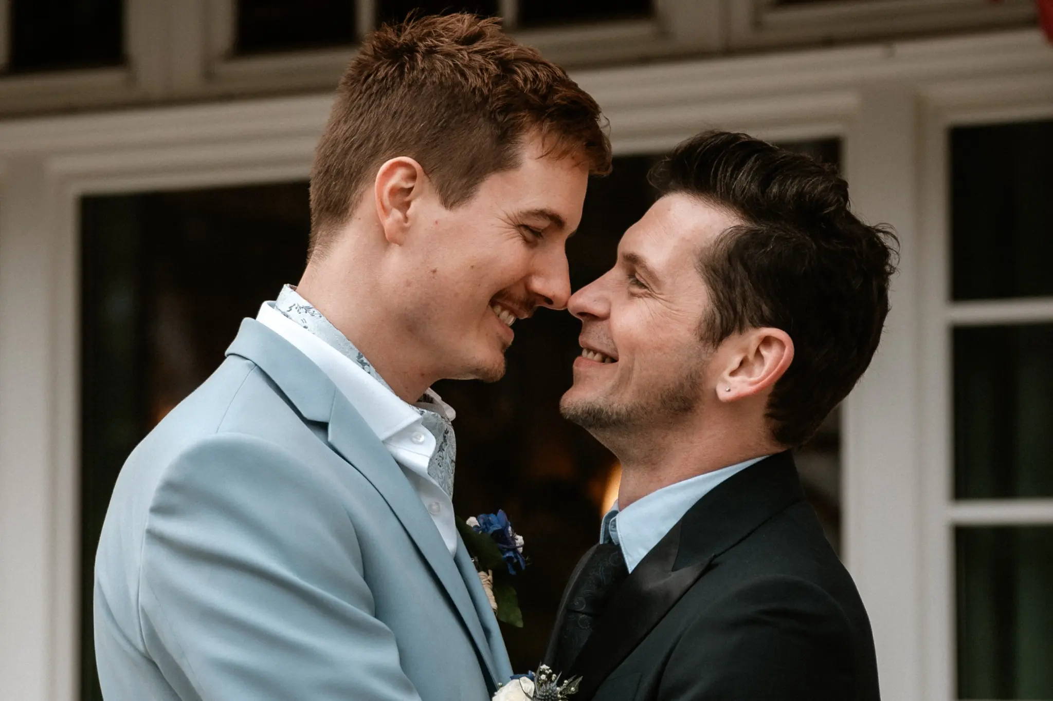 Jean-Christophe et Christophe lors de leur mariage au Westminster au Touquet